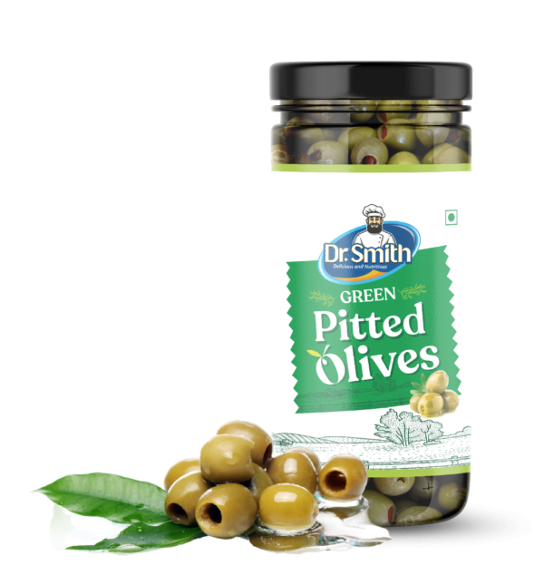 Dr.-Smith-Green-Pitted-Olives