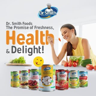 At Dr. Smith our motto is to offer you products prepared with the promise of freshness, health and delight! Trust Us!
#drsmith #promiseofhealth #cannedingredients #cannedproducts #delight